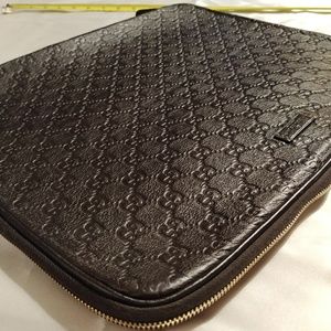 Gucci Case bag laptop (leather)